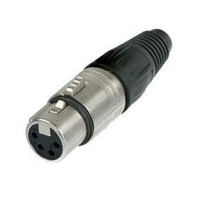 NC4FX CONNETTORE 4 POLI FEMMINA XLR NEUTRIK