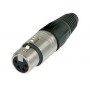 NC4FX CONNETTORE 4 POLI FEMMINA XLR NEUTRIK