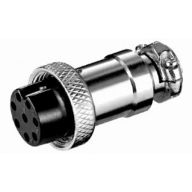 JR 2907-8 - PRESA MICROFONICA 8 POLI SCHERMATA VOLANTE