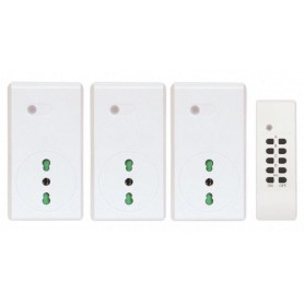 SET 3 PRESE TELECOMANDATE SPINA 16A PRESA BIPASSO