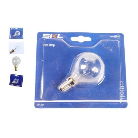 220V-40W LAMPADINA X FORNO E14 40W 300GR. L. 63MM