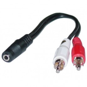 2X RCA SPINA-3,5MM JACK PRESA STEREO