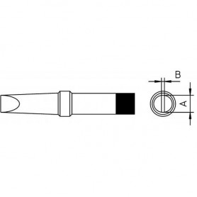 4PTB7-1   PT B7 SOLDERING TIP 2,4mm