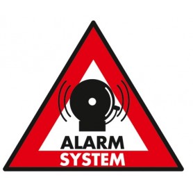 ADESIVO ALARM SYSTEM 123x148 MM