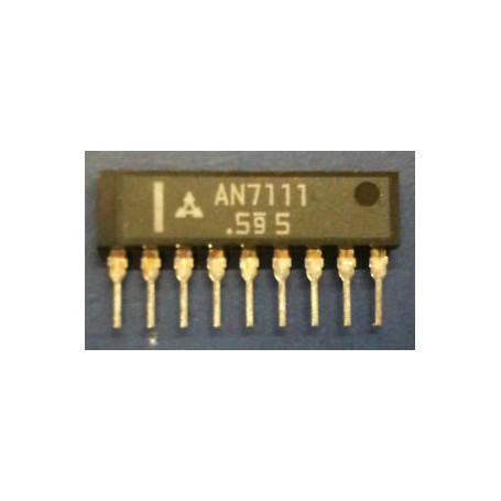 AN 7111 - 1.2w audio power amp. 9p