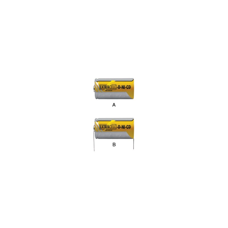 Batteria Ricaricabile Ni-CD Per Torcia 1,2V 2000mA – Dimensioni 23x43 Mm, CS 1141