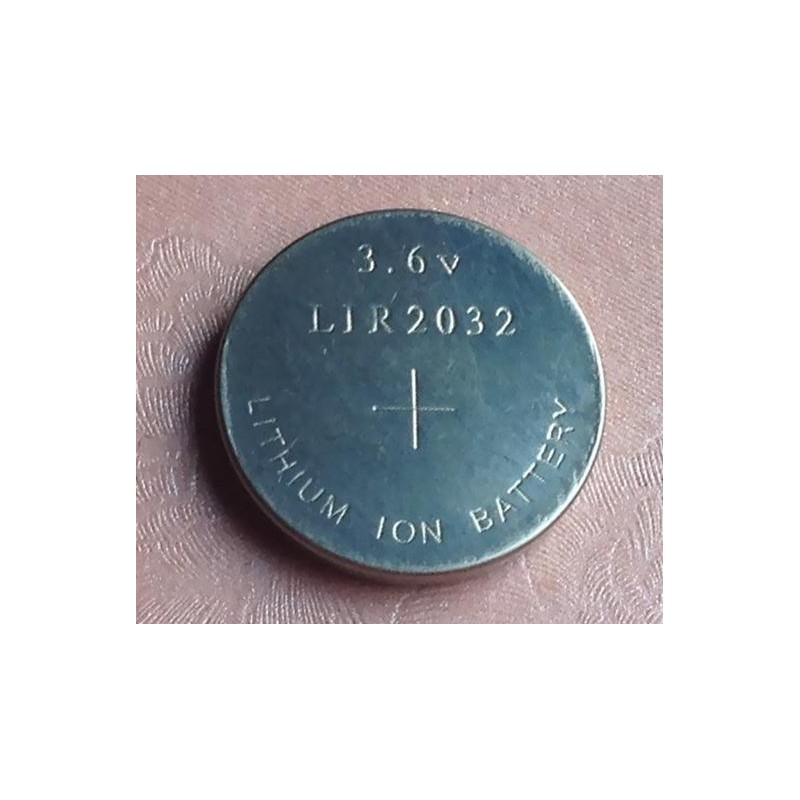 BATTERIA LITIO 3,6V 40mAh RICARICABILE