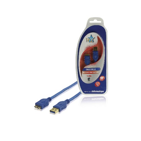 CABLE USB3.0 A-M MICRO B-M 1.8M FR