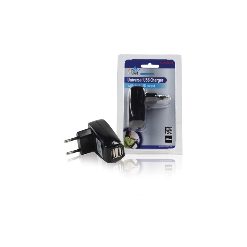 UGREEN Caricatore USB da Muro 2 Porte 17W 3.4A Caricabatterie USB Presa