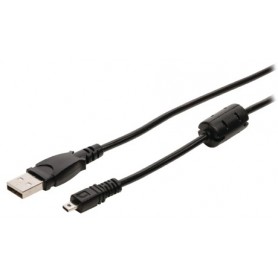CAVO DATI USB 2.0 MASCHIO A MASCHIO UC-E6 8-PIN 2mt NERO