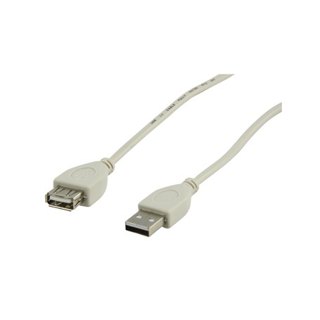 CAVO PROLUNGA USB 2.0 A MASCHIO - USB 2.O A FEMMINA 1,8 mt