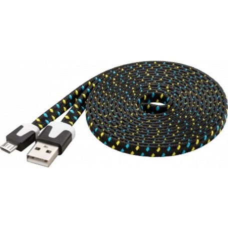 CAVO USB 2.0 MICRO USB TELATO 2 mt