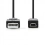 CAVO USB 2.0 USB A Maschio - MINI 5-Pin Maschio 2mt