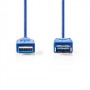 CAVO USB 3.0 A maschio - A femmina  2 mt  Blu