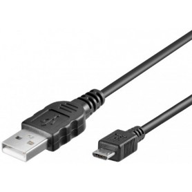 CAVO USB MASCHIO A-MICRO USB MASCHIO B 1,8mt NERO