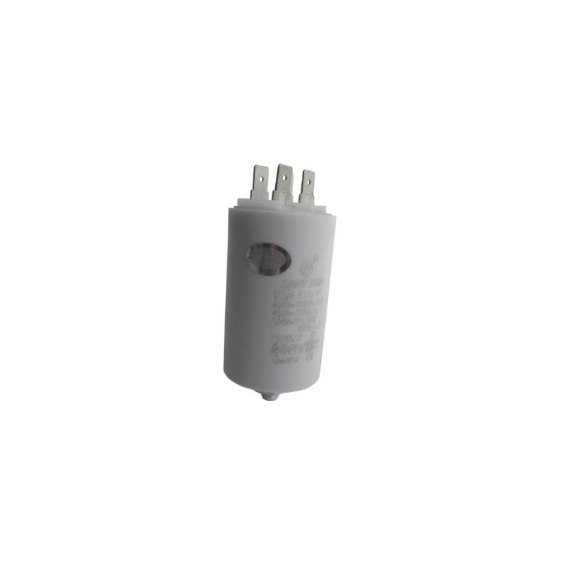 Condensatore Di Avviamento 3 µF 400V Per Lavastoviglie - Ricambio Compatibile Whirlpool, Thomson, Brandt, Bauknecht (Ref. 481212118129)