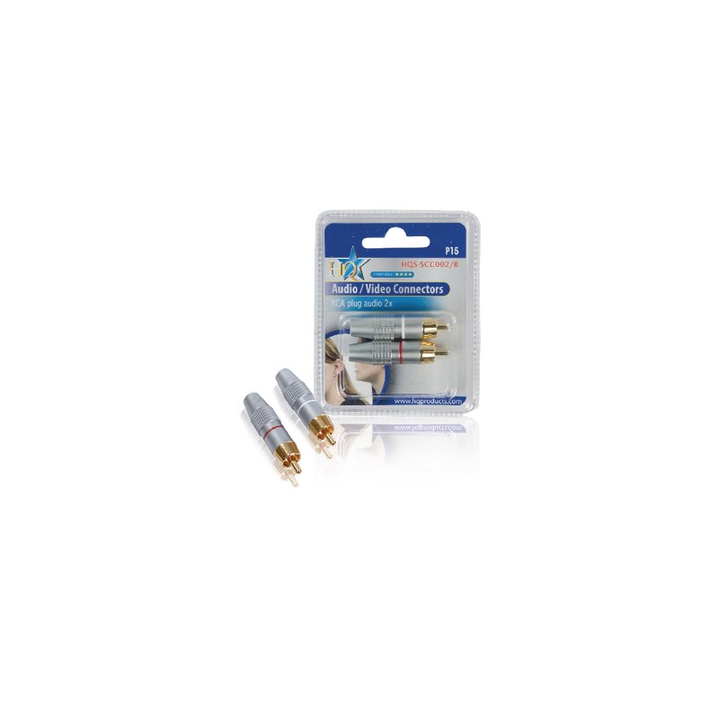 Connettore RCA Maschio Metallo Argento – Technology Solutions Connettore RCA Maschio Metallo Argento – Technology Solutions