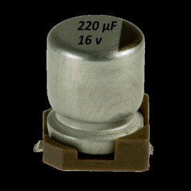Elettrolittico 220 µf - 16 V SMD