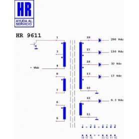 HR9611 TRASFORMATORE SWITCH