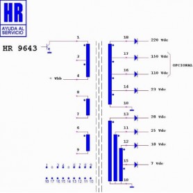 HR9643 TRASFORMATORE SWITCH