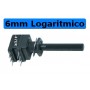Potenziometro 6 mm Plastica Stereo Logar 470K