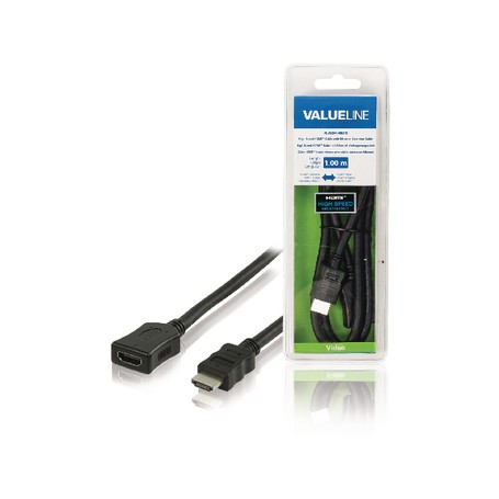 PROLUNGA HDMI High Speed con Ethernet Connettore HDMI - HDMI FEMMINA 1mt