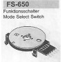 SELETTORE FUNZIONI SAMSUNG FS-650