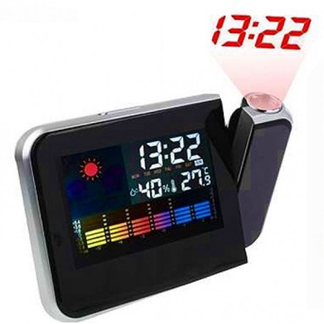 Sveglia digitale LCD parlante portoghese con termometro, retroilluminato,  per visione cieca o bassa, 4 colori - AliExpress