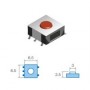 TACT SWITCHS SMD 6.5 x 6.5mm altezza totale 2.5mm
